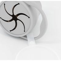 Maccie Collapsible Snack Cup+Lid  - Sage Grey 